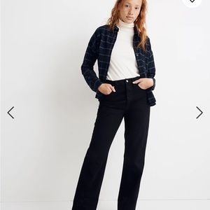 Madewell New Cotton Flannel Bromley Shirt in Bryanston Plaid Size Small